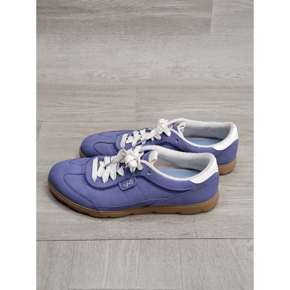 Ryka Effortless Sneakers Women's 12M Faux Suede Casual Lace Up Low Top Shoes